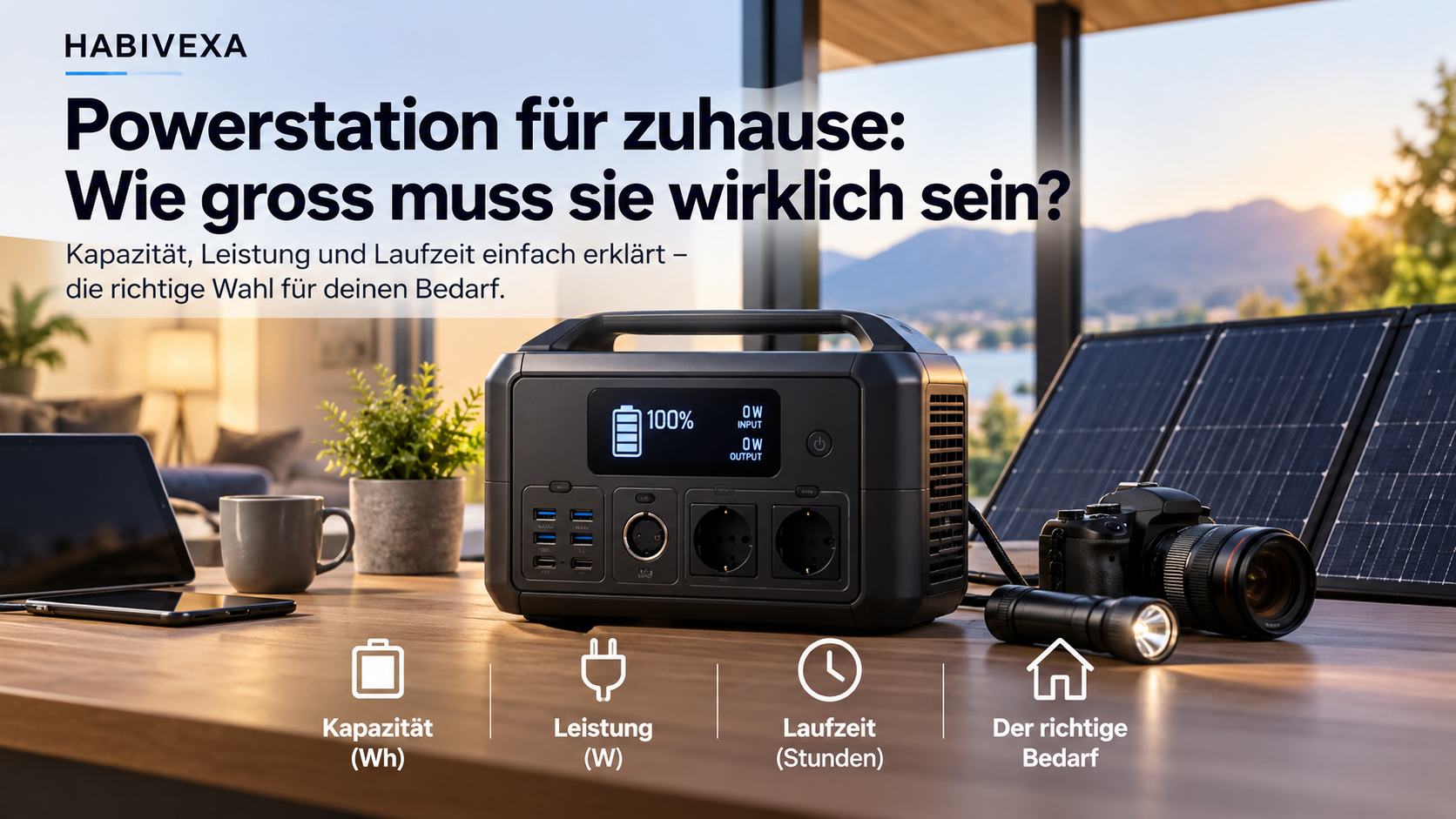 Powerstation für zuhause: Wie gross muss sie wirklich sein?